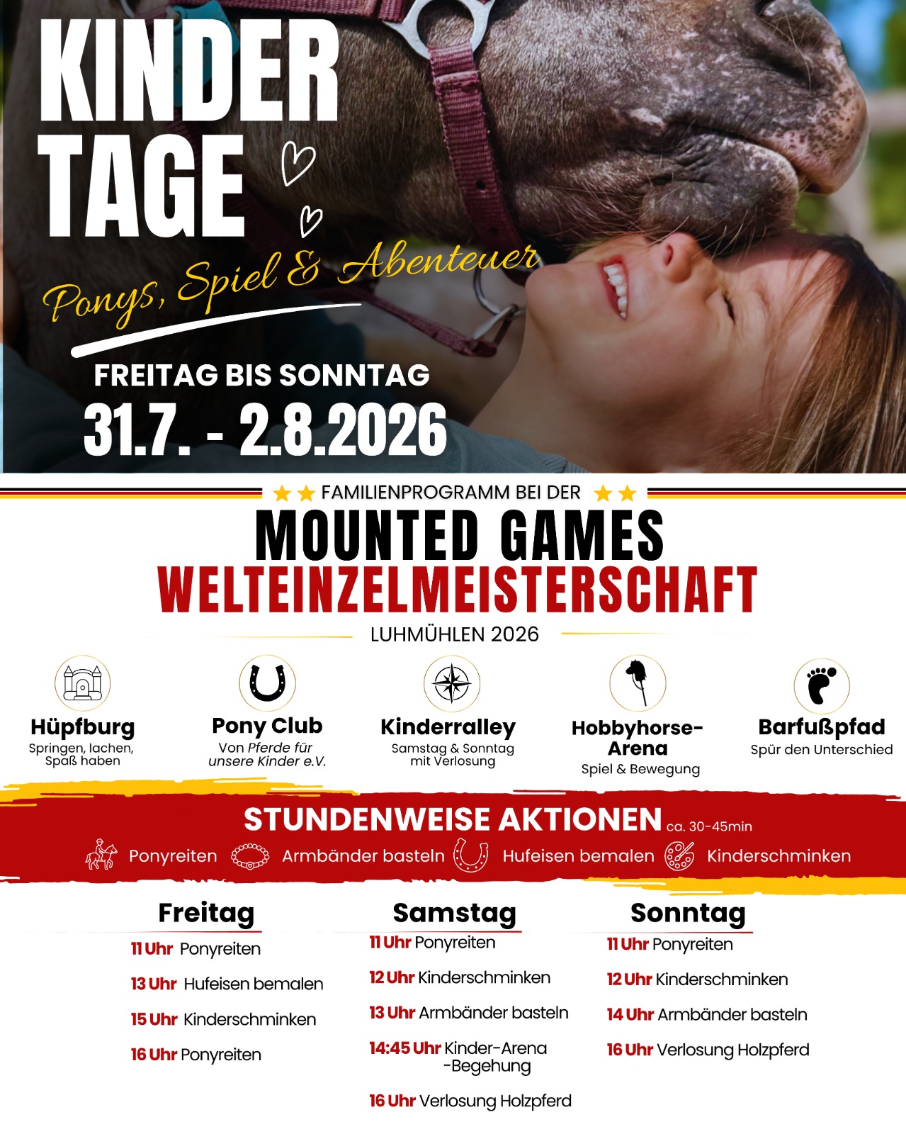 Plakat Kindertage - Familienprogramm World Individuals 2026